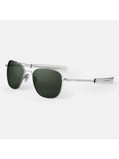 Randolph Aviator Sunglasses in Bright Chrome