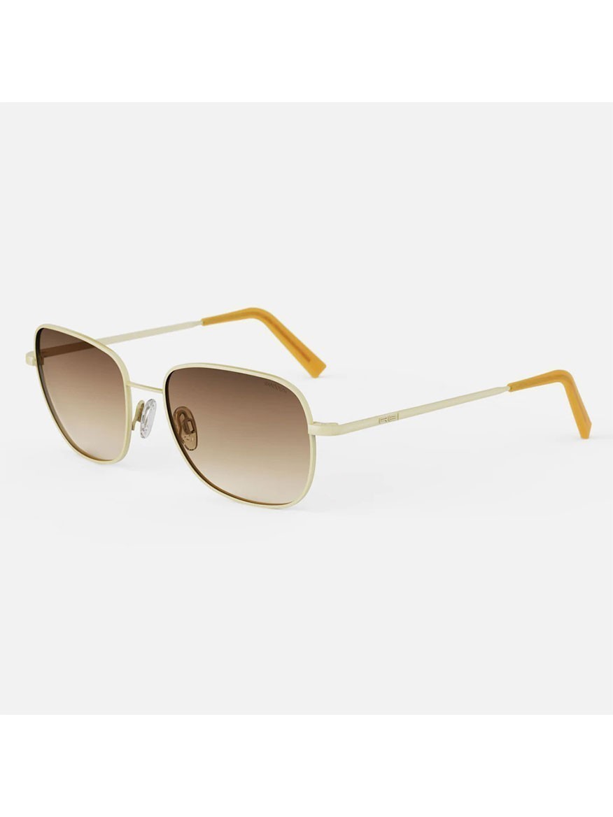 Randolph Cecil Cape Sand Sunglasses in 22K Champagne Gold
