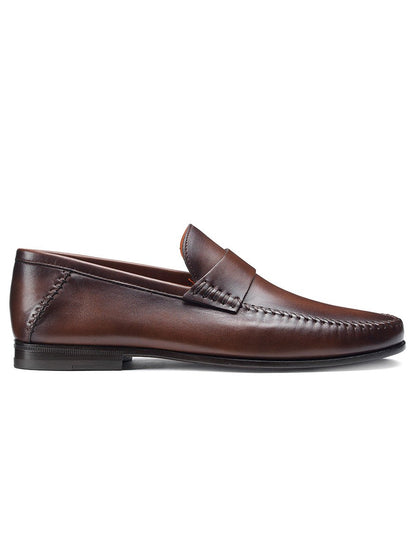 Santoni Paine Loafers in Brown