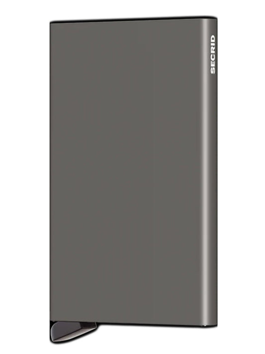 Secrid Cardprotector in Earth Grey with minimal wallet and RFID safe features.